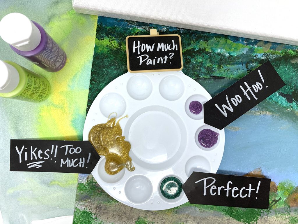hot glitter glue palette