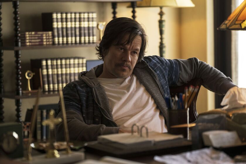 Mark Wahlberg stars as the title character in “Father Stu.”