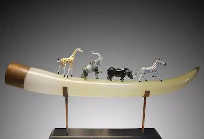 Glass art by David Sandidge