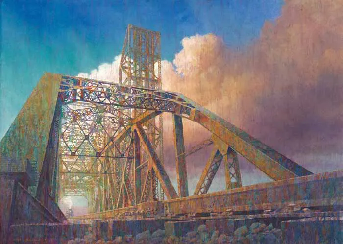Watercolor Paintings: St. Charles Airline Bridge No. 2 won First Place Landscape in Artists Magazine’s 38th Annual Art Competition.